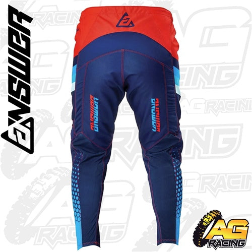 Answer Racing Syncron Swish Blue Red Combo Kit