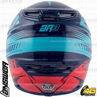 Answer Racing Helmet AR3 Charge Indigo Bright Red