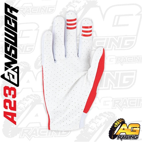 Answer 2023 Aerlite Gloves Adult Red   A23 Racing
