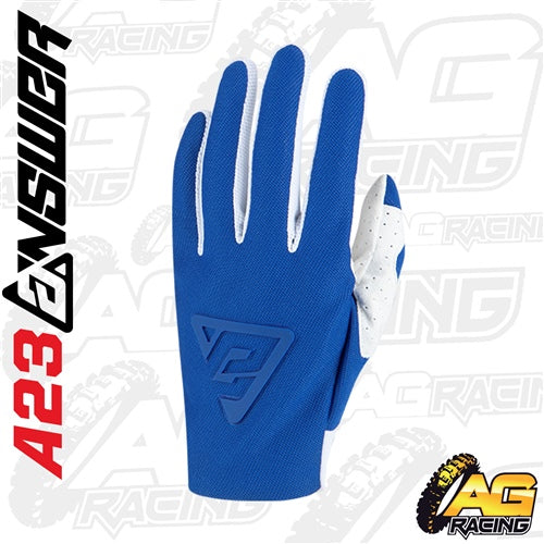 Answer 2023 Aerlite Gloves Adult Blue   A23 Racing