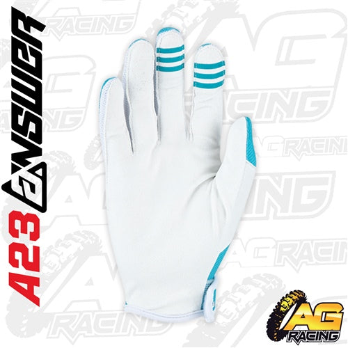 Answer 2023 Ascent Gloves Adult Astana Blue   Racing