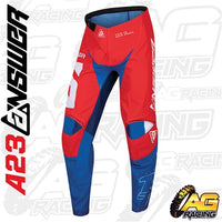 Answer 2023 Syncron CC Kit Pants Shirt Red Kids Youth Junior
