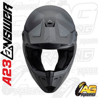 Answer 2023 Helmet AR1 Bold V2 Adult Black   Racing