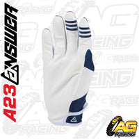 Answer 2023 Ascent Gloves Adult Navy   A23 Racing