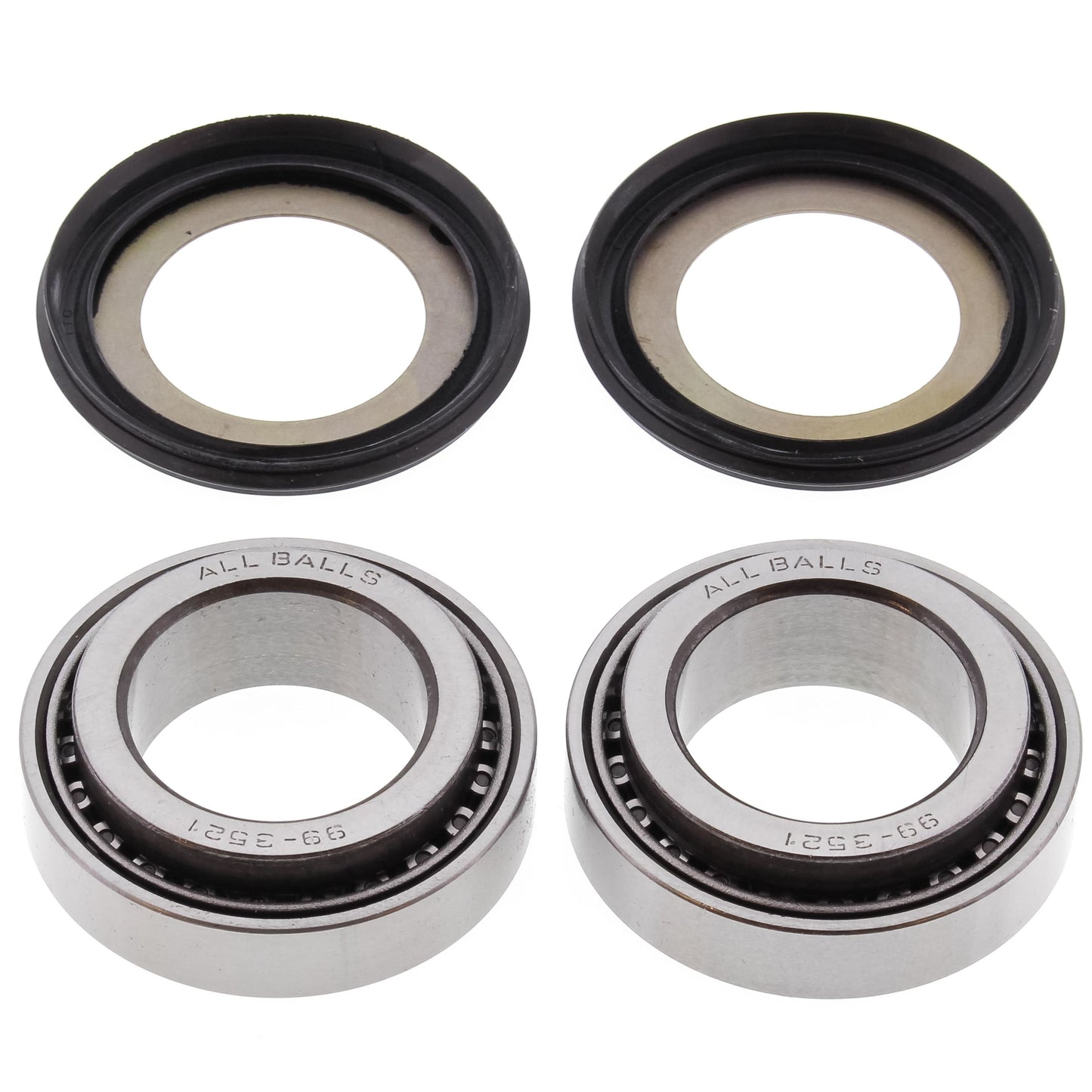 All Balls Steering Head Stem Bearing Kit For Suzuki RM 125 1993-2004