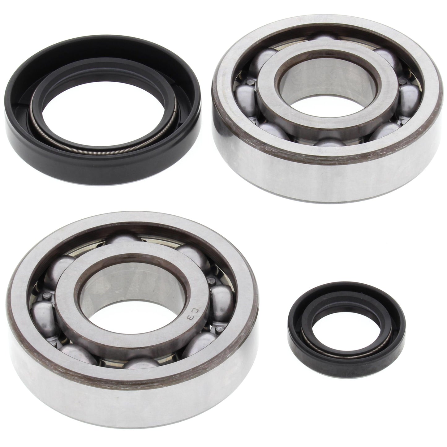 All Balls Crank Shaft Mains Bearings & Seals Kit For Honda CR 500R 1984-2001
