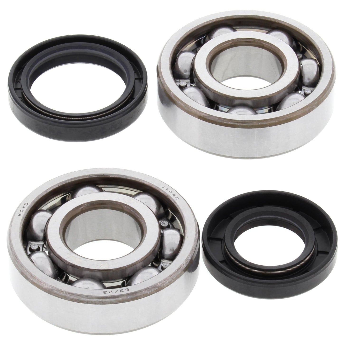 All Balls Crank Shaft Mains Bearings & Seals Kit For Yamaha YZ 125 1986-2000