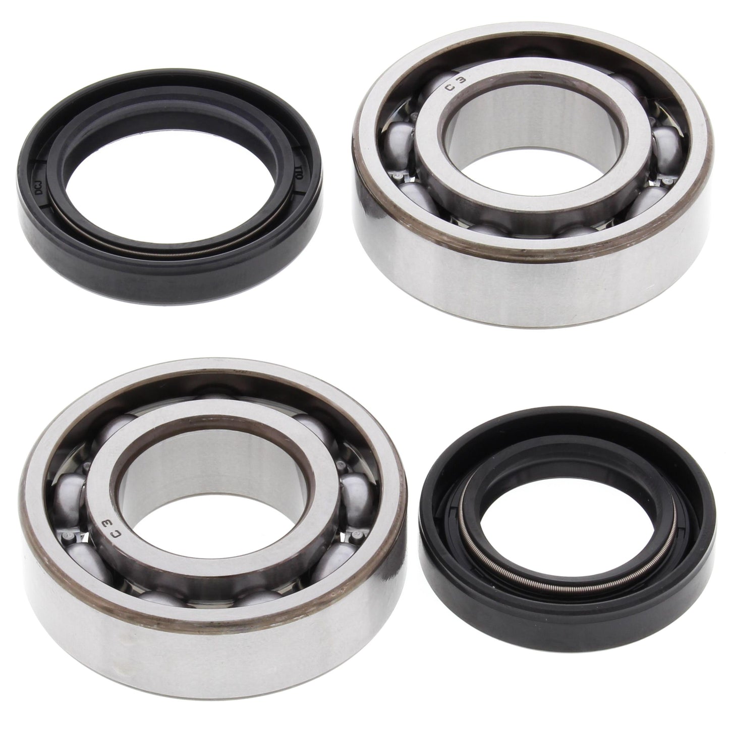 All Balls Crank Shaft Mains Bearings & Seals Kit For Yamaha PW 80 1983-2006