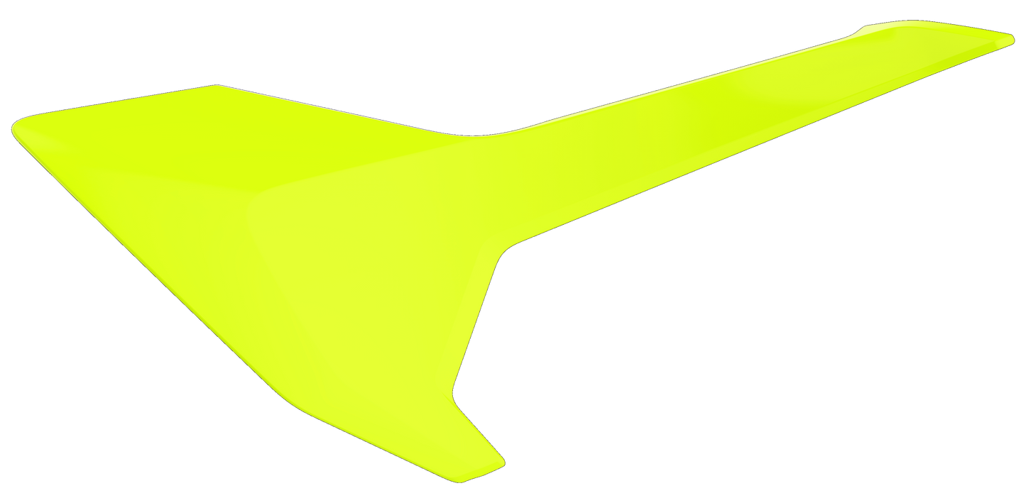 Polisport Side Panels Flo Yellow For Husqvarna FE 450 2017-2018