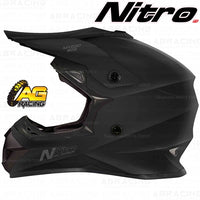 Nitro Helmet MX 620 Uno Satin Black