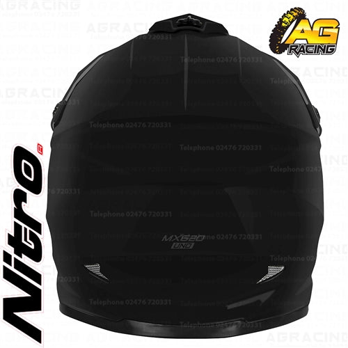 Nitro Helmet MX 620 Uno Satin Black