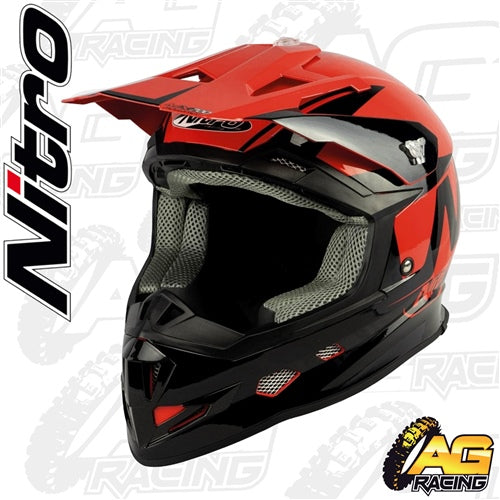 Racing Helmet Nitro Full Face Helmet V1 Nitro Helmet Fox Racing