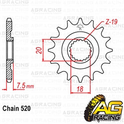 Apico Steel Front Sprocket 520 Pitch For Honda CR 125R 1997