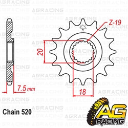 Apico Steel Front Sprocket 520 Pitch For Honda CR 125R 1998-2003