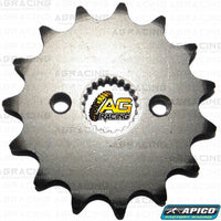 Apico Steel Front Sprocket 420 Pitch For Honda CRF 50F 2004-2017