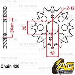 Apico Steel Front Sprocket 420 Pitch For Honda CRF 150RB 2007-2019