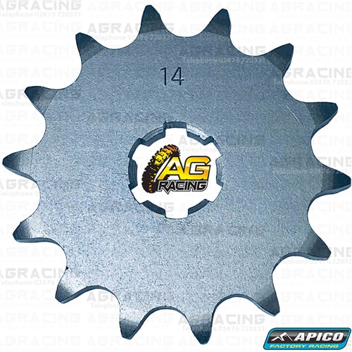 Apico Steel Front Sprocket 520 Pitch For Kawasaki KX 125 1994-1995