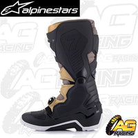 Alpinestars Tech 7 Enduro Boots Drystar Black Grey Gold Waterproof Grip Sole