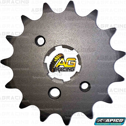 Apico Steel Front Sprocket 520 Pitch For Kawasaki KXF 250 A1 A2 Tecate 1987-1988
