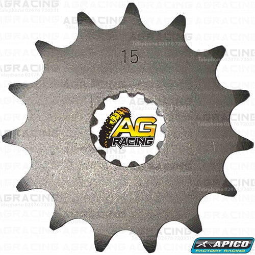 Apico Steel Front Sprocket 520 Pitch For Kawasaki KX 250 2002-2008
