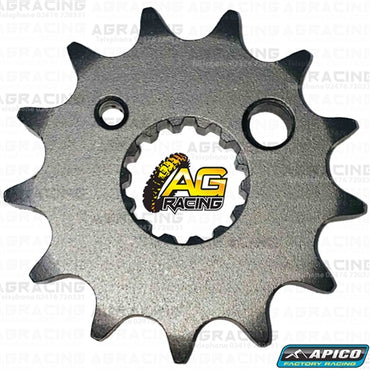 Apico Steel Front Sprocket 428 Pitch For Derbi GPR 125 Nude 2004-2008