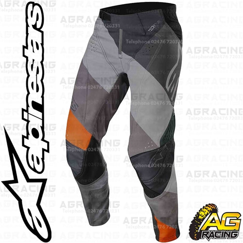 Alpinestars Techstar Venom Anthracite Grey Orange Fluo Pants Trousers