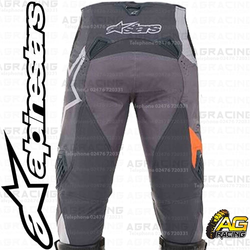 Alpinestars Techstar Venom Anthracite Grey Orange Fluo Pants Trousers