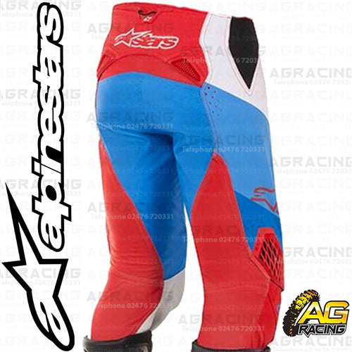 Alpinestars Techstar Venom Red White Blue Pants Trousers