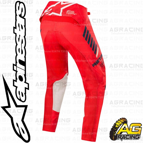 Alpinestars SuperTech Bright Red Navy Off White Pants Trousers