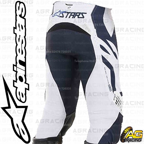 Alpinestars  Techstar Factory White Dark Navy Pants Trousers