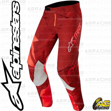Alpinestars Techstar Factory Red Burgundy Pants Trousers