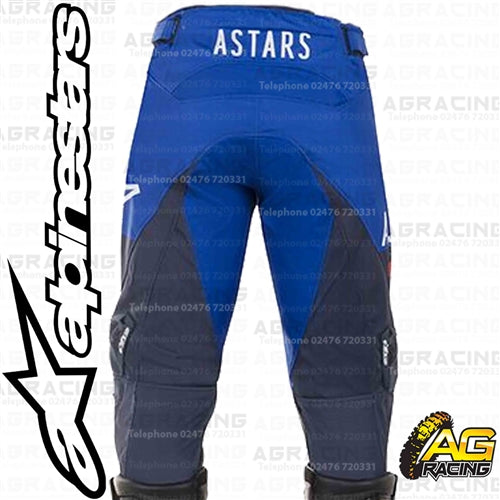 Alpinestars Racer Flagship Dark Navy Blue Red Pants Trousers