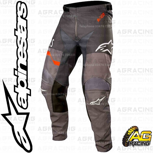Alpinestars  Racer Flagship Mid Grey Anthracite Orange Fluo Pants Trousers