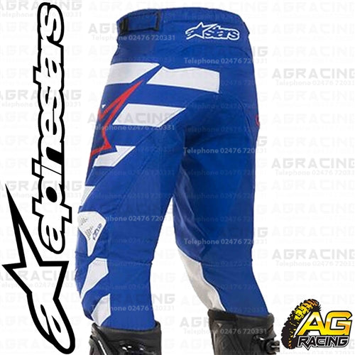Alpinestars Racer Braap Blue White Red Pants Trousers