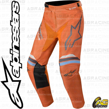 Alpinestars Racer Braap Dark Grey Orange Fluo Pants Trousers