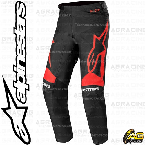 Alpinestars  Racer Supermatic Black Bright Red Race Pants