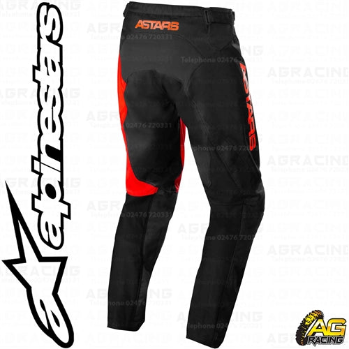 Alpinestars Racer Supermatic Black Bright Red Pants Trousers