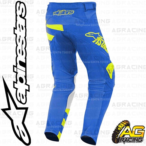 Alpinestars Racer Braap Blue Yellow Fluo Kids Pants