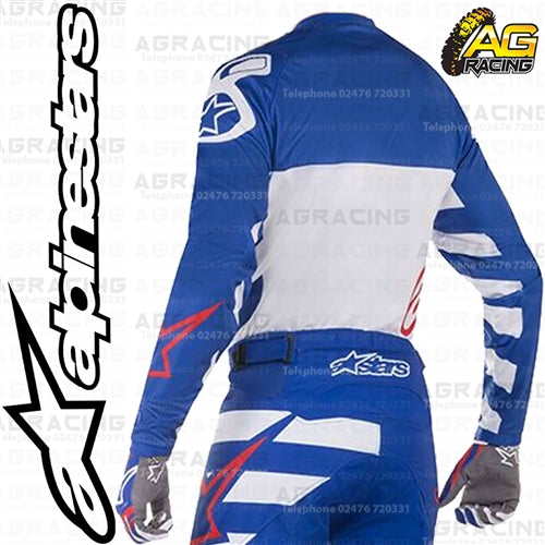 Alpinestars Racer Braap Blue White Red Race Jersey