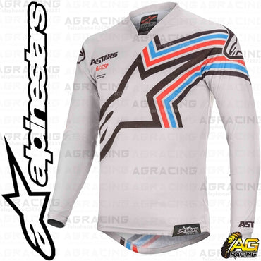 Alpinestars Racer Braap Light Grey Black Race Jersey