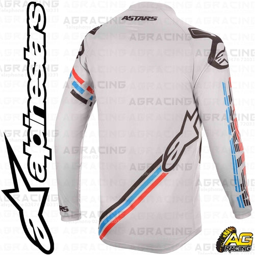 Alpinestars Racer Braap Light Grey Black Race Jersey