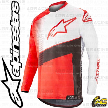 Alpinestars Racer Supermatic Red Black White Race Jersey