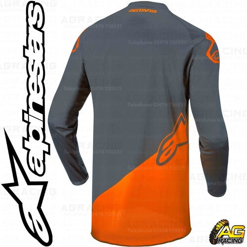 Alpinestars Racer Supermatic Anthracite Orange Race Jersey