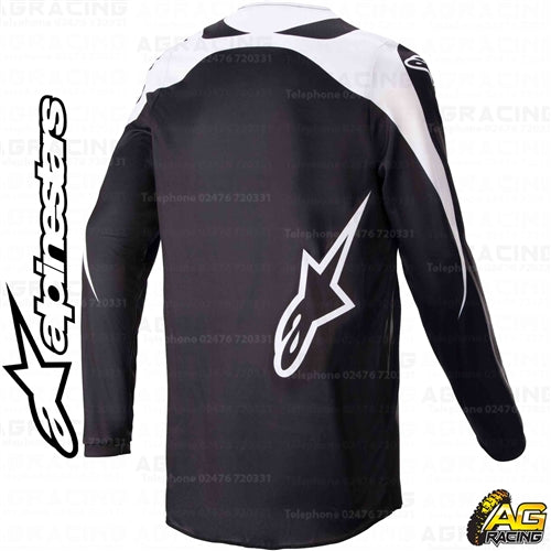 Alpinestars 2023 Fluid Narin Black White Race Jersey