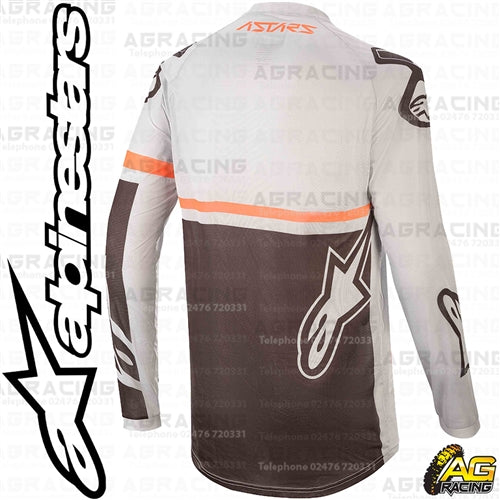 Alpinestars Racer Braap Light Grey Black Youth Children's Race Jersey