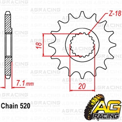 Apico Steel Front Sprocket 520 Pitch For Suzuki RM 125 1988-1991