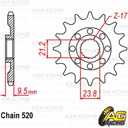 Apico Steel Front Sprocket 520 Pitch For Suzuki RMZ 450 2005-2007