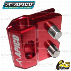 Apico Red Brake Hose Line Clamp For Honda CRF 450R 2004-2018 Motocross Enduro