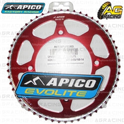 Apico Evolite Red Rear Sprocket 420 Pitch For Honda CRF 150R 2007-2018