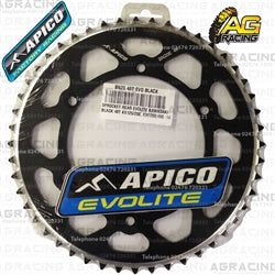 Apico Evolite Black Rear Sprocket 520 Pitch For Kawasaki KLX 450R 2008-2018